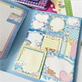thumbnail image 2 of Kawaii dibujos animados Sanrio notas adhesivas carta combinación de papel My Melody Cinnamoroll Kuromi lindo cuaderno manual papelería regalo, 2 of 4