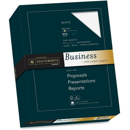 Southworth Business Paper, White, 500 / Box (Quantity)