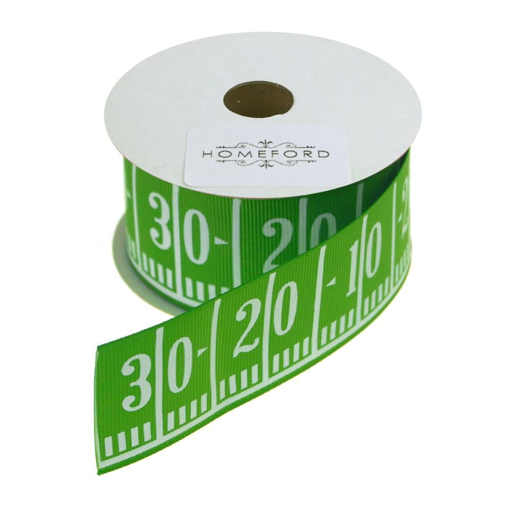 Football Field Yard Line Grosgrain Ribbon Green 1 1 2 Inch 3 Yards Walmart Com Walmart Com