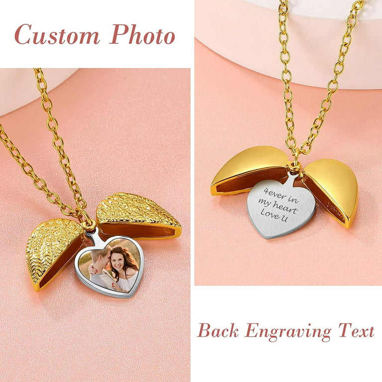 Gold-Filled Heart With Wings Charm
