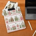 thumbnail image 5 of FORMRS A4 Clipboard Folder with Pen Holder Horizontal Foldable School Office Binder, Red Christmas House, 5 of 9