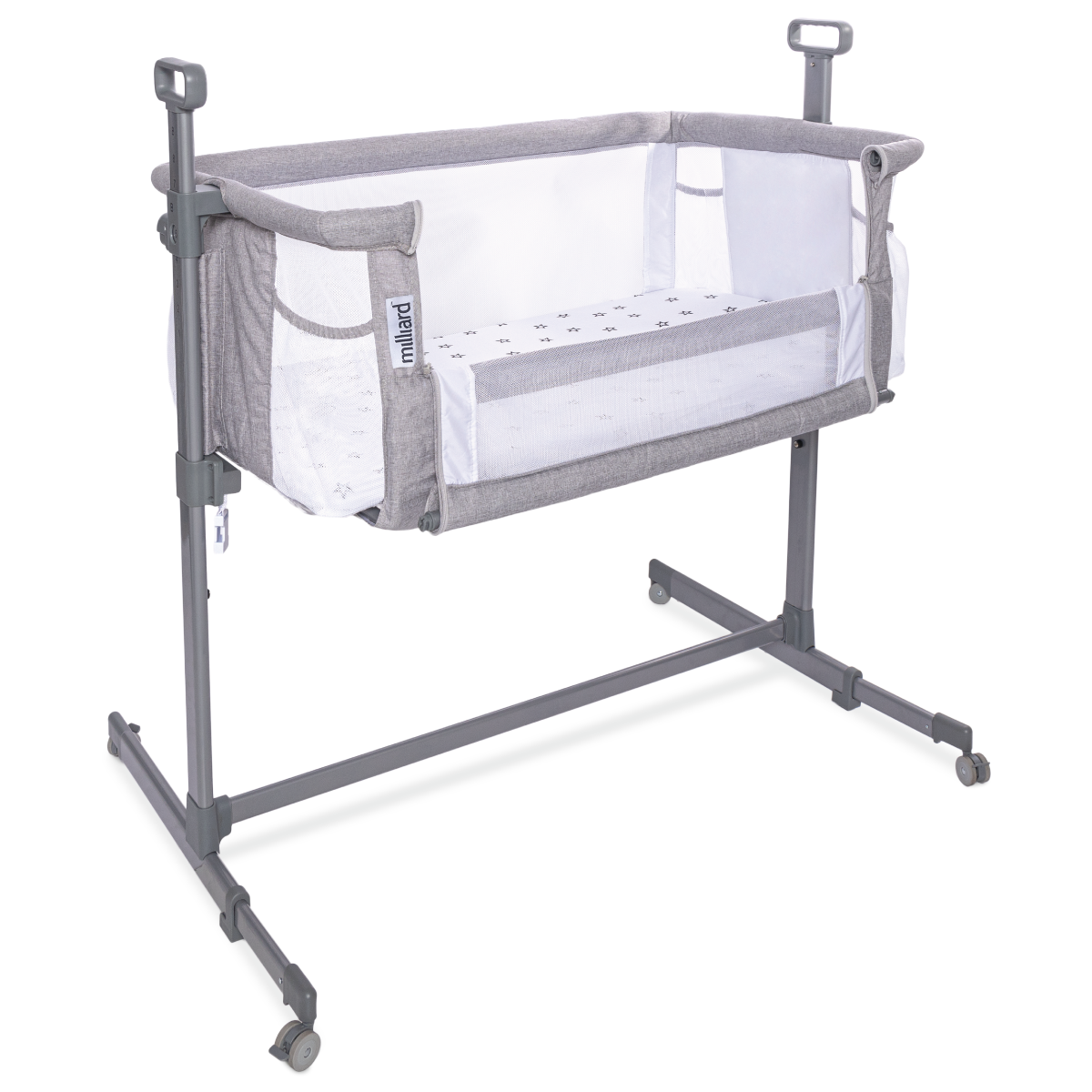 Milliard Baby Bedside Sleeper with Breathable Mesh Fabric