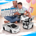 thumbnail image 6 of Konijiwa Remote Control Transformer Car with One-Button Deformation and 360° Rotation, Transform Robot RC Car for Kids 4-12 Years Old, 6 of 6