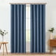 thumbnail image 2 of Cortinas Jinchan con aspecto de arpillera, 213 cm de largo, azul, para sala de estar, 2 of 9