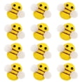 thumbnail image 3 of Wool Felt Bees for Crafts and Decoration Yellow Color Simple to Use with Needle Thread or Glue 12pcs, 3 of 8