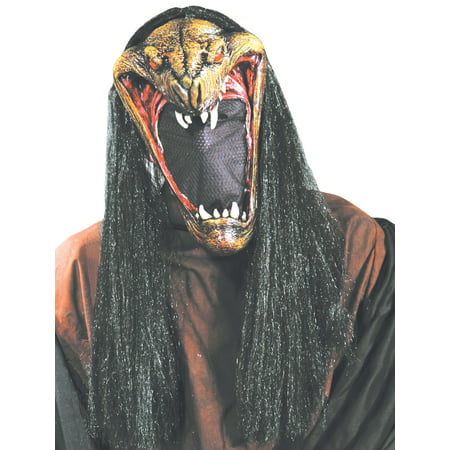 Halloween Adult Viper Mask with Net Face