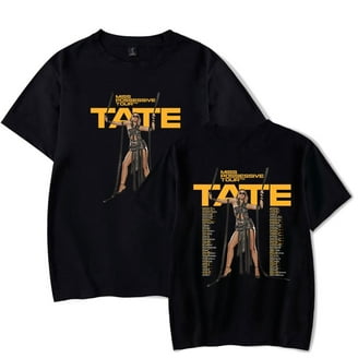 Tate McRae T-Shirt 2024 Think Later World Tour Merch Cosplay Tee