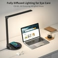 EppieBasic Desk Lamp,Led Desk Lamp with Fast Wireless Charger,Type C