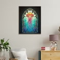 thumbnail image 4 of Paint by Numbers Kit for Adults, Stained Glass Jellyfish Ocean Scene Paint by Numbers, Easy Paint by Numbers Kit for Adults Beginner, DIY Adult Paint by Number Kits on Canvas, Home Decor, 4 of 7