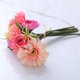 thumbnail image 3 of 4 piezas de flores artificiales de imitación en jarrón para decoración del hogar, flores falsas para decoración de mesa de centro de cocina del hogar, 3 of 5
