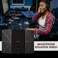 thumbnail image 2 of 3-door Professional Studio Recording Microphone Isolation Folding Pop Filter Microphone Wind Screen with High Density EVA Foam Sound Absorbing Recording Equipment, 2 of 7