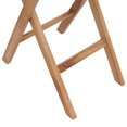 thumbnail image 5 of vidaXL Folding Garden Table 60 cm Solid Teak Wood, 5 of 5