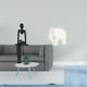 thumbnail image 2 of Figura de pensador abstracto,Escultura de estatua de pensador abstracto de resina,Figura de elefante,Estatua de elefante,figura decorativa de Feng Shui para el hogar,Figura coleccionable Figura, 2 of 8