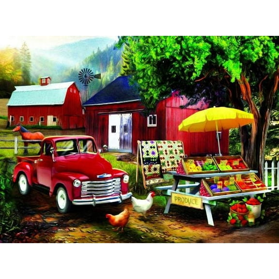 SUNSOUT INC Country Produce 300 Piece Jigsaw Puzzle