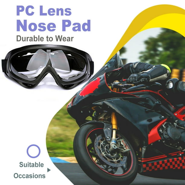 Naiovety Gafas de ciclismo gafas de montar en bicicleta de carretera gafas de sol a prueba de viento gafas Unisex gafas para correr acampar gafas de Ropa Deportiva Zapatos Transparente Naiovety OD0230...