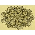 thumbnail image 1 of Ahgly Company Indoor Rectangle Patterned Oak Brown Area Rugs, 7' x 9', 1 of 6