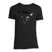 Superman Men's & Big Men's Graphic Tee Shirt Tonal Superman Logo, Sizes S-3XL