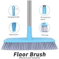 thumbnail image 7 of LandHope Floor Scrub Brush,51"Long Metal Handle & Soft-Bristled Push Broom for Indoor&Outdoor-Blue, 7 of 7