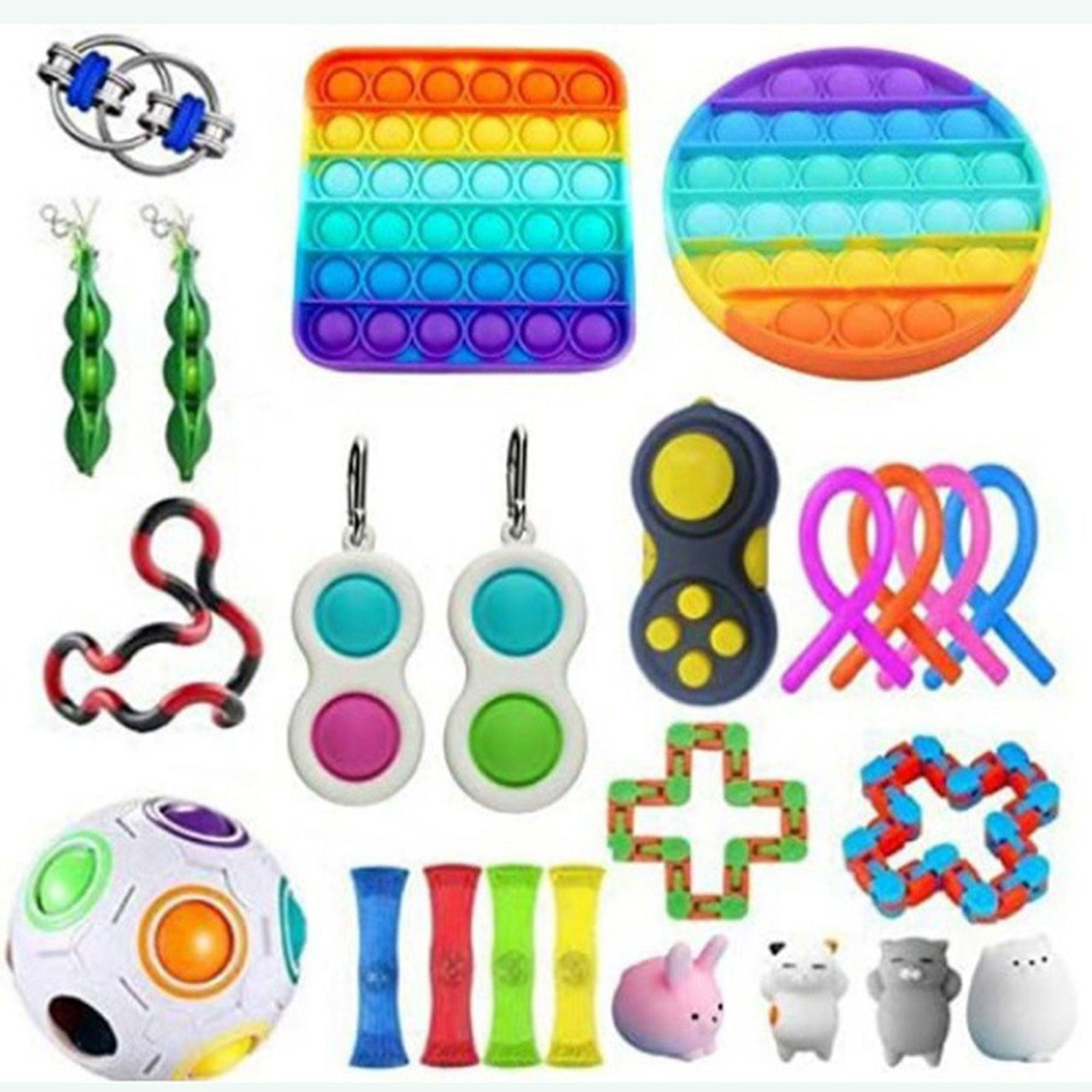 Details about   20pcs Fidget Toys Set Kit Sensory Tools BundleStress Relief Hand Kids Adults Toy 