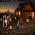 thumbnail image 4 of Costway 4pcs Solar Torch Lights Waterproof Flickering Dancing Flame Landscape Decoration, 4 of 10