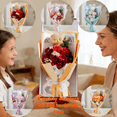 thumbnail image 4 of FTCBJJA Artificial Rose Flower Bouquet Gifts, 11 Scented Soap Roses Gift Box Romantic Artificial Rose Decorations for Valentine's Day, Anniversary, Wedding or Birthday, Blue, 4 of 7
