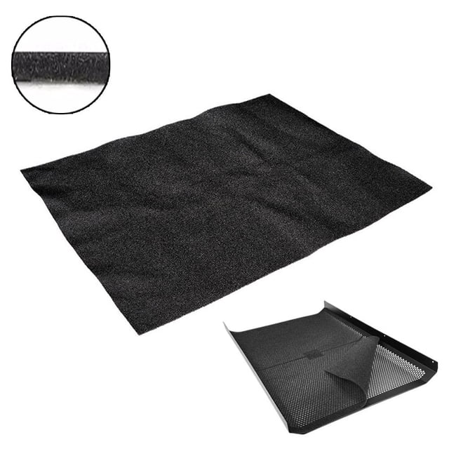 Agiufgs Universal Filter Foam Sheet, Polyurethane Air Purifier & Vent Replacement Filter, Superior Particle Capture for Cleaner Air, Customizable 19.69x15.75x0.12 Inch, Black