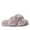 Frosted Plum, variant on Fireside By Dearfoams Women's New Castle Genuine Shearling Cross Band Fuzzy Slide Slipper