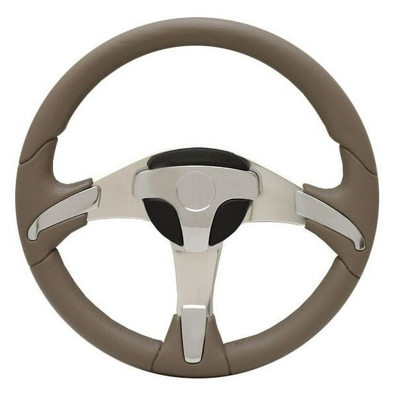 Uflex USA Boat Steering Wheel GORGONA-CH/T/CP | Aluminum Foam Gray