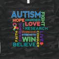 thumbnail image 4 of Inktastic Autism Support slogan Women's T-Shirt, 4 of 5