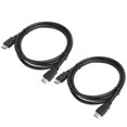 thumbnail image 2 of Ccdes Cable HDMI AM a AM, Cable convertidor Resistencia a la corrosión Reduce la presión Conductor de cobre Carcasa de hierro para cine en casa para televisores HD, 2 of 8