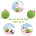 thumbnail image 3 of Juguete De Bola De Gato De Cuerda De Sisal De Cactus Con Juguete De Gato Catnip Teaser Para Gatitos Gatos Juguete Interactivo Kearding PT002148-00, 3 of 6