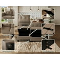 thumbnail image 3 of LLappuil Canapé Sectionnel Modulaire, Canapé Sectionnel Modulaire 5 Places avec Rangement, Canapé en Velours Imperméable et Anti-Rayures pour Salon, 3 of 8