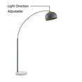 thumbnail image 2 of ROSEN GARDEN Arc Floor Lamp, Modern Reading Light for Living Room, Bedrooms and Office, Light Direction Adjustable, Bulb Not Included, 2 of 7