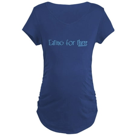 

CafePress - Eating For Three Maternity Dark T Shirt - Maternity Dark T-Shirt