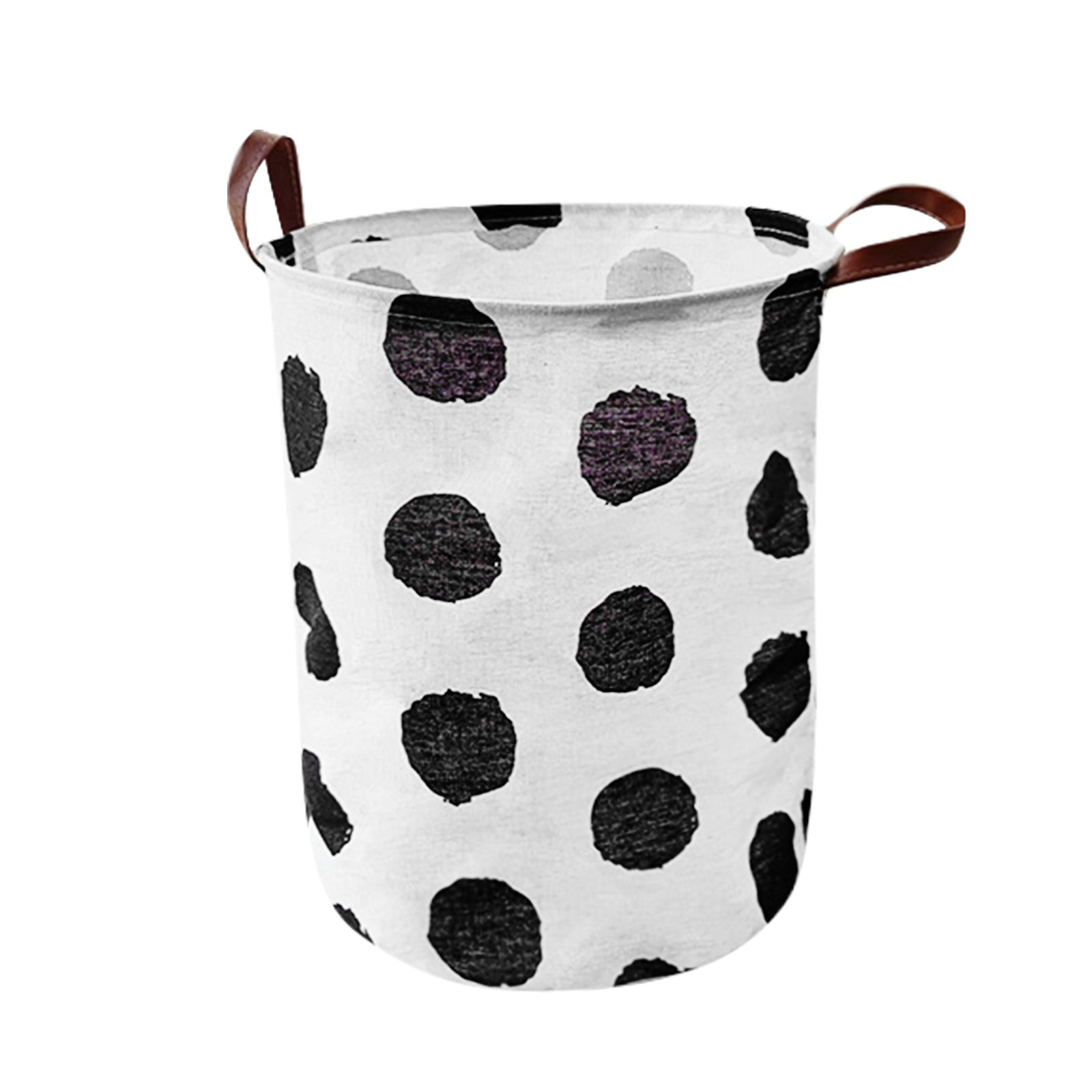 yuehao laundry baskets laundry hamper with imitation leather handles