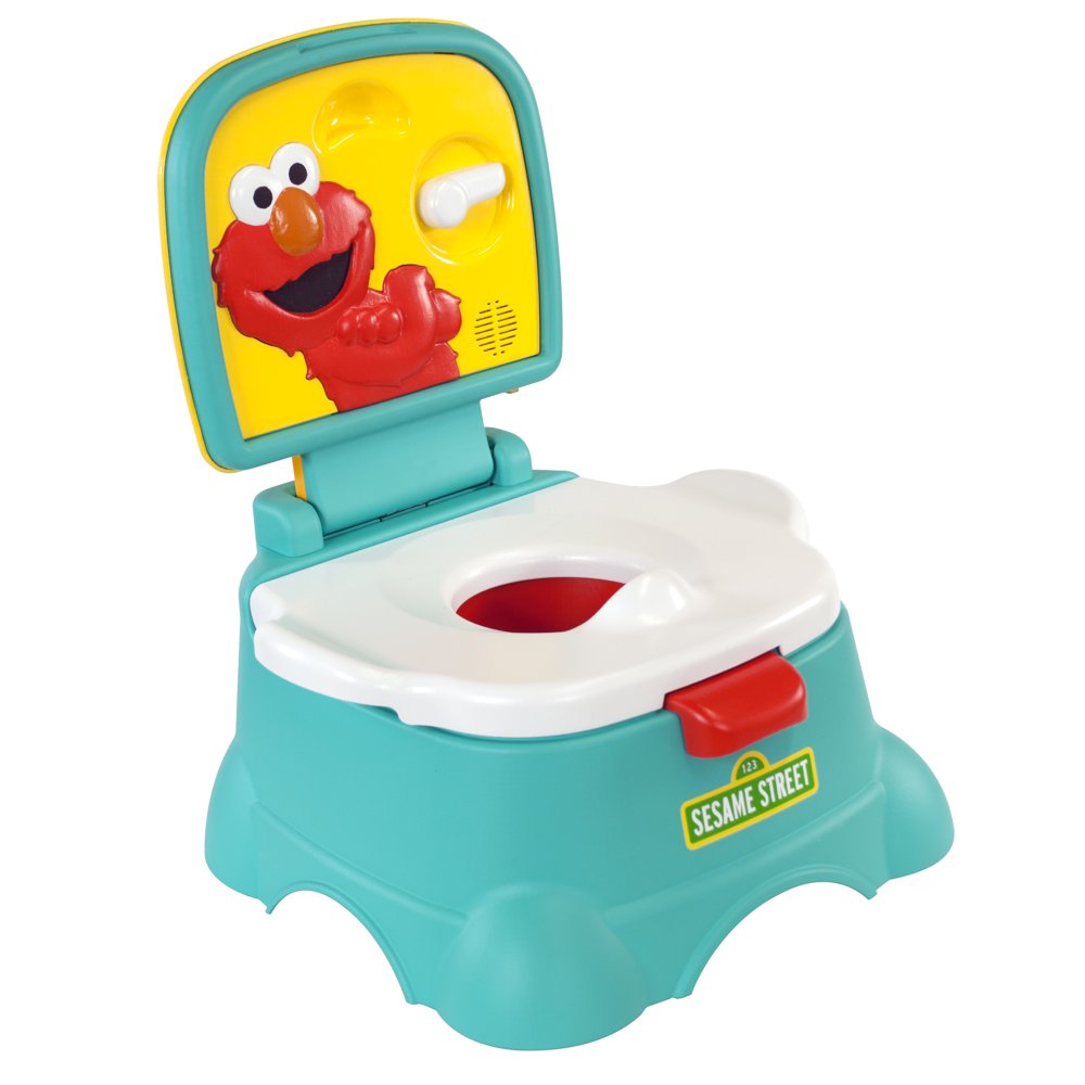 Sesame Street Elmo Hooray 3in1 Potty System, Toilet Trainer, Step