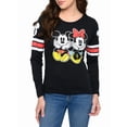 thumbnail image 3 of Mickey & Minnie Mouse T-Shirt Long Sleeve Slim Fit Juniors Disney (Size Medium), 3 of 6