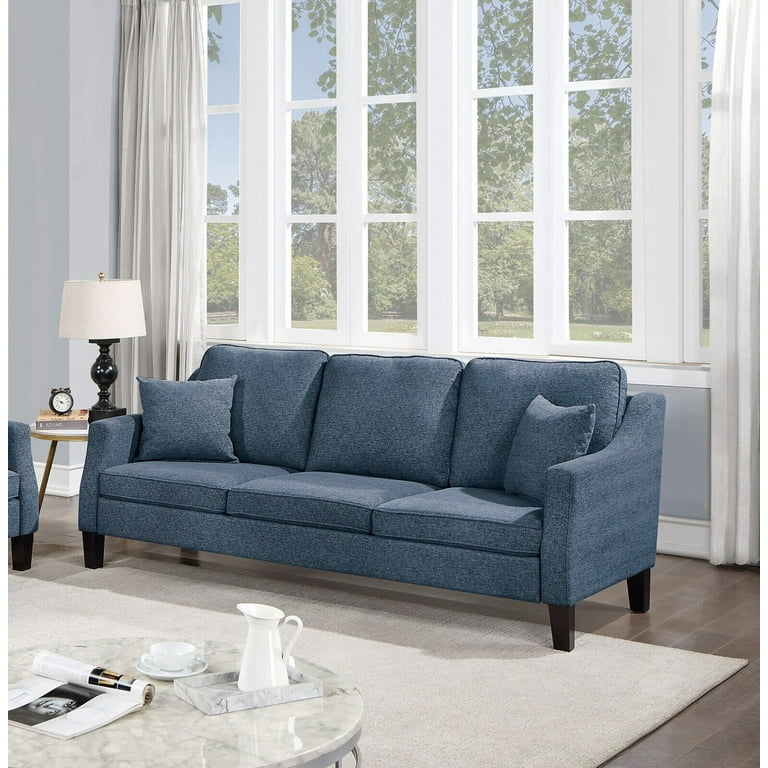 Contemporary 2pc Sofa Set Comfortable