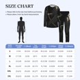 thumbnail image 5 of Mens 2 Pack Pajama Set Long Sleeve Pajamas Top and Pants Pjs Set Loungewear, Grim Reaper Skull Moon, 5 of 6