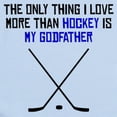 thumbnail image 2 of CafePress - Hockey Godfather Body Suit - Baby Light Bodysuit, Size Newborn - 24 Months, 2 of 4