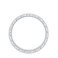 thumbnail image 3 of Rosec Jewels Moissanite Eternity Wedding Band for Women - D-VS1 Grade Certified - Ready to Gift, 18K White Gold, US 3.00, 3 of 9