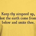 thumbnail image 3 of CafePress - Keep Thy Airspeed Up T Shirt - Men's Classic Graphic T-Shirt, 3 of 4