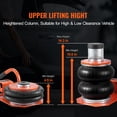 thumbnail image 2 of KFFKFF Pneumatic Lifting Jack, 3 Ton/6600 lbs, 3-8S, Enhanced with Tall Column & 6 Steel Pipes, Compact Design, Effortless Lifting & Space-Efficient, Equipped with Durable Rubber Pad, 2 of 9