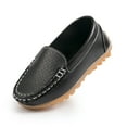 thumbnail image 4 of Bonario Toddler Boys Girls Shoes Slip-On Flats Boat Leather Loafers Moccasin for Little Kids, 4 of 8