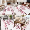 thumbnail image 5 of 5'x7' Area Rugs, Pink Mother's Day Indoor Outdoor Area Rug for Living Room Bedroom, Watercolor Flowers Modern Polka Dot Striped Washable Bathroom Rugs Kitchen Floor Carpet Mats Home Decor Aesthetic, 5 of 8