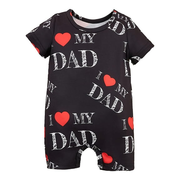 Rushawy Baby Romper Lovely Newborn Bodysuit Summer Clothing for Valentine's Day 9 to 12 months