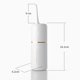thumbnail image 2 of Irrigador bucal eléctrico portátil de 3 velocidades, potente, suave, limpieza profunda, limpiador de dientes con agua, color blanco, 2 of 10