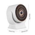 thumbnail image 3 of Ventilador De Calentador Eléctrico Calentador silencioso de escritorio, calentamiento rápido, portátil para calefacción de dormitorio de invierno (EE. UU.), 3 of 8