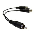 thumbnail image 2 of Cable Wholesale 30R1-03360 6 in. RCA Splitter & Adapter, RCA Male to Dual RCA Female, 2 of 6