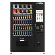 Refrigerated Snack and Drink Vending Machine with 60 Slots and 22 Inch Touch Screen with CC Reader and Coin/Bill Acceptor in Black (KM-VMRT-50-BCR)